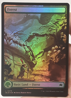 MTG - Bloomburrow - Forest #0278 - Foil - #0278 - Playset x4 - Near Mint - Image 1