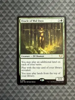 MTG Oracle of Mul Daya #0102 Rare Commander: Edge of Eternities (EOC) - Image 1