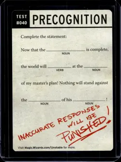 MTG Unstable FOIL Token Goat NM Magic 002/020 2 UST - Image 2