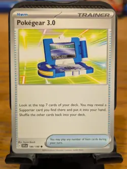 Pokemon TCG Scarlet & Violet Base Pokegear 3.0 186/198 - Image 1