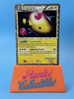 Ampharos Prime 105/123 Heart Gold Soul Silver NM Pokemon TCG - Image 1