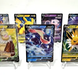 V POKEMON CARDS JOLTEON PIKACHU CHARIZARD GENGAR MEW LAPRAS VULPIX * PACK FRESH - Image 3