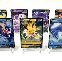 V POKEMON CARDS JOLTEON PIKACHU CHARIZARD GENGAR MEW LAPRAS VULPIX * PACK FRESH - Image 4