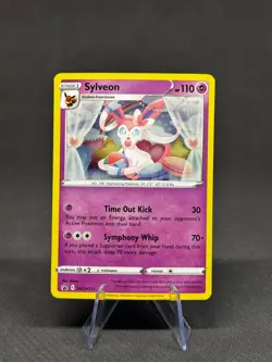 Pokemon Black Star Promo Sylveon SWSH211 Cosmo Holo Rare - NM - Image 1