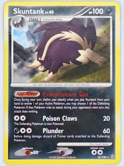 Skuntank 26/100 Pokemon - Diamond and Pearl Stormfront MP - Image 1