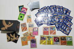 Pokemon Cards Lot 71 Cards 60 Sleeves and Shinning Legends Carrying Box Mint Con - Image 1