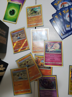 Pokemon Cards Lot 71 Cards 60 Sleeves and Shinning Legends Carrying Box Mint Con - Image 4