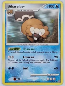 Bibarel 32/100 Pokemon - Diamond and Pearl Stormfront LP - Image 1