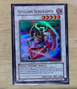 Yugioh Stygian Sergeants WC10 Ultra Rare Limited NM - Image 1