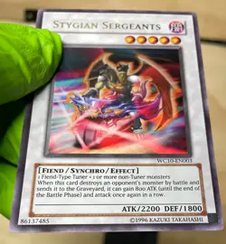 Yugioh Stygian Sergeants WC10 Ultra Rare Limited NM - Image 4