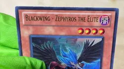 Yugioh Blackwing - Zephyros the Elite DUOV-EN066 Ultra Rare 1st Ed DAMAGED - Image 3
