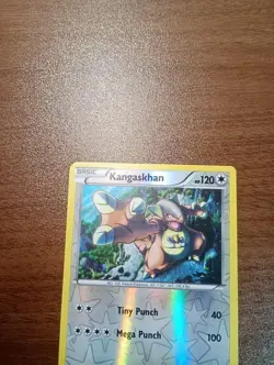 Pokemon Kangaskhan Reverse Holo 75/124 English Card Near Mint Rare - Image 2