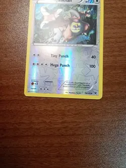 Pokemon Kangaskhan Reverse Holo 75/124 English Card Near Mint Rare - Image 3