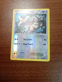 Pokemon Kangaskhan Reverse Holo 75/124 English Card Near Mint Rare - Image 4