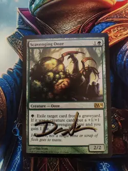 MTG Scavenging Ooze, Promo Foil, Shadow Signed By Artist, LP - Image 1
