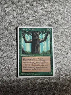 MTG Ironroot Treefolk Fourth Edition 253/379 Regular Common X2 - Image 1