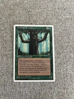 MTG Ironroot Treefolk Fourth Edition 253/379 Regular Common X2 - Image 3