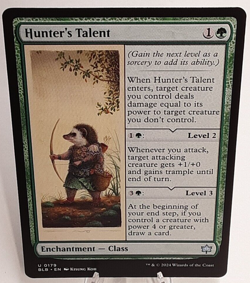 MTG - Bloomburrow - Hunter's Talent - #0179 - Playset x4 - Near Mint - Image 1
