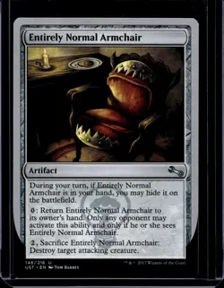 MTG Magic the Gathering Entirely Normal Armchair (146/288) Unstable NM - Image 1