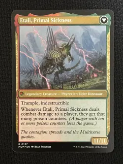 Etali, Primal Conqueror / Etali, Primal Sickness MTG MOM R 0137 March Machines - Image 2