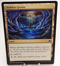 MTG - Bloomburrow - Hidden Grotto - #0254 - Playset x4 - Near Mint - Image 1