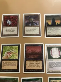 MTG Magic The Gathering Unlimited Edition 1993 Lot Of 51 LP Duplicates Land - Image 2