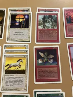 MTG Magic The Gathering Unlimited Edition 1993 Lot Of 51 LP Duplicates Land - Image 4