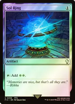MAGIC THE GATHERING FINAL FANTASY SOL RING (SURGE FOIL) U 358 FIN FCA MTG TCG - Image 1
