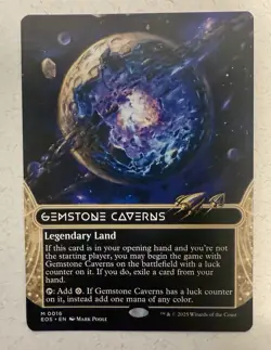 Gemstone Caverns - 0016 - MTG: Edge of Eternities: Stellar Sights - Borderless - Image 4