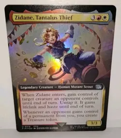 Zidane, Tantalus Thief Foil Extended Art Final Fantasy MTG NM - Image 1