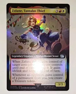 Zidane, Tantalus Thief Foil Extended Art Final Fantasy MTG NM - Image 3