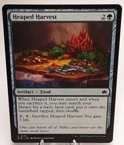 MTG - Bloomburrow - Heaped Harvest - Foil - #0175 - Playset x4 - Near Mint - Image 1