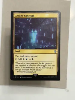 🎉 Minor Miscut - Arcane Sanctum - MTG Magic the Gathering Oddity Error - Image 1