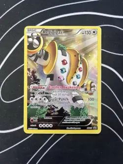 2015 Regigigas XY82 Black Star Promos Pokemon TCG Holo Full Art MP - Image 1