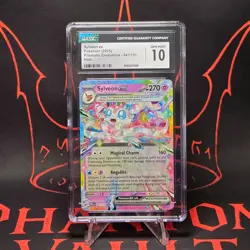 CGC 10 Sylveon Ex 086/191 2024 Pokemon Scarlet & Violet Surging Sparks - Image 1