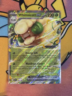Whimsicott ex 005/086 Double Rare White Flare Pokemon Card Near Mint - Image 1