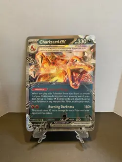 Pokemon TCG: Charizard EX Jumbo Lenticular Promo Card - Image 1