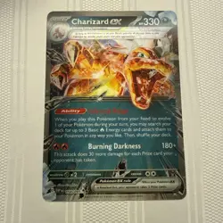 Pokemon TCG: Charizard EX Jumbo Lenticular Promo Card - Image 1