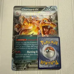 Pokemon TCG: Charizard EX Jumbo Lenticular Promo Card - Image 3