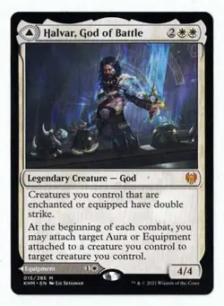 Halvar, God of Battle / Sword of the Realms - Kaldeim - #015 - MTG - Image 1
