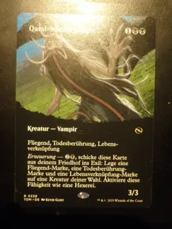 mtg magic Revenante de Qarsi Revenant GERMAN extended borderless - Image 1