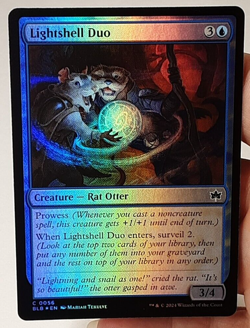 MTG - Bloomburrow - Lightshell Duo - Foil - #0056 - Playset x4 - Near Mint - Image 1