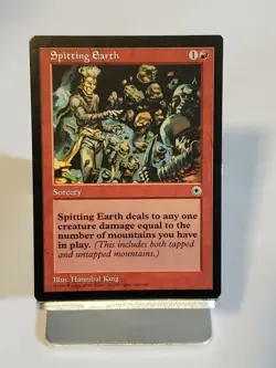MTG Spitting Earth Portal Regular Common Magic - Image 1