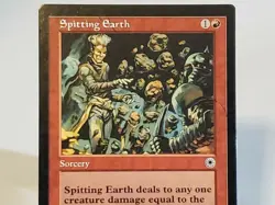 MTG Spitting Earth Portal Regular Common Magic - Image 2