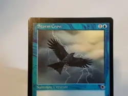 MTG Storm Crow Portal Regular Common Magic - Image 2