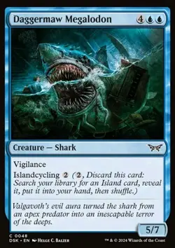 Daggermaw Megalodon (048) Duskmourn: House of Horror DSK MTG Magic - Image 1