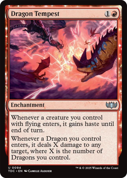 mtg magic dragon tempest ENGLISH tempete tempete draconique dragonstorm tarkir - Image 1