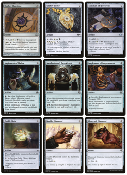 MTG - 9 x Different Orzhov (White / Black) Artifacts - Commander / Modern - M/NM - Image 1