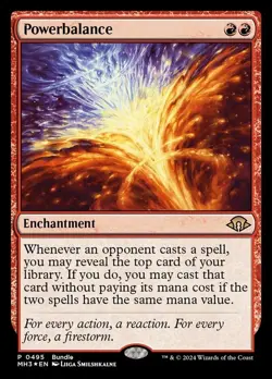 Powerbalance - Foil - Promo Light Play, English Magic the Gathering MTG Modern H - Image 1