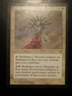 mtg magic Shaman en-Kor stronghold FRENCH vf fr Shamane en-Kor forteresse - Image 1
